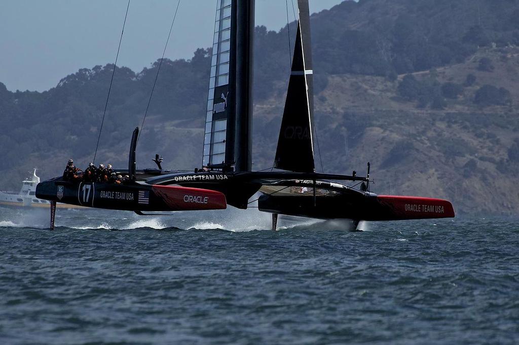  - America’s Cup - Defender Internal Trials August 17, 2013 © Chuck Lantz http://www.ChuckLantz.com